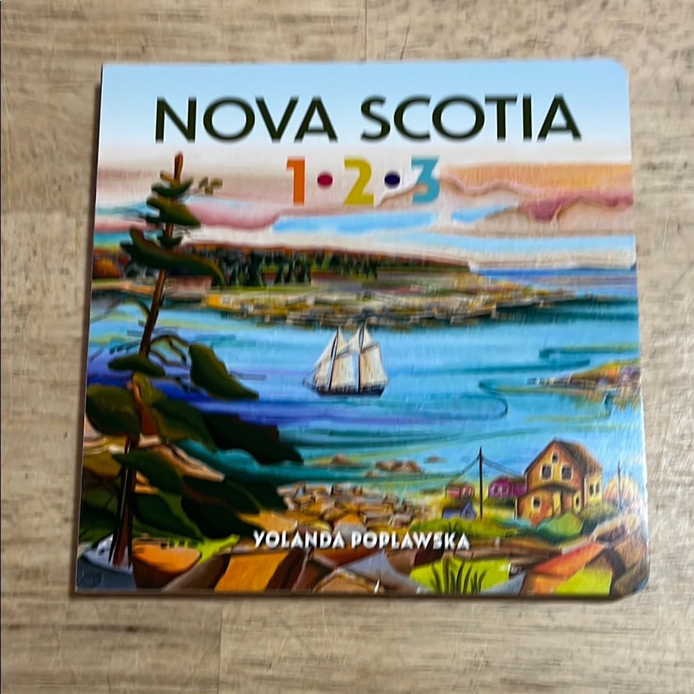 Nova Scotia 1-2-3 Children's Board Book